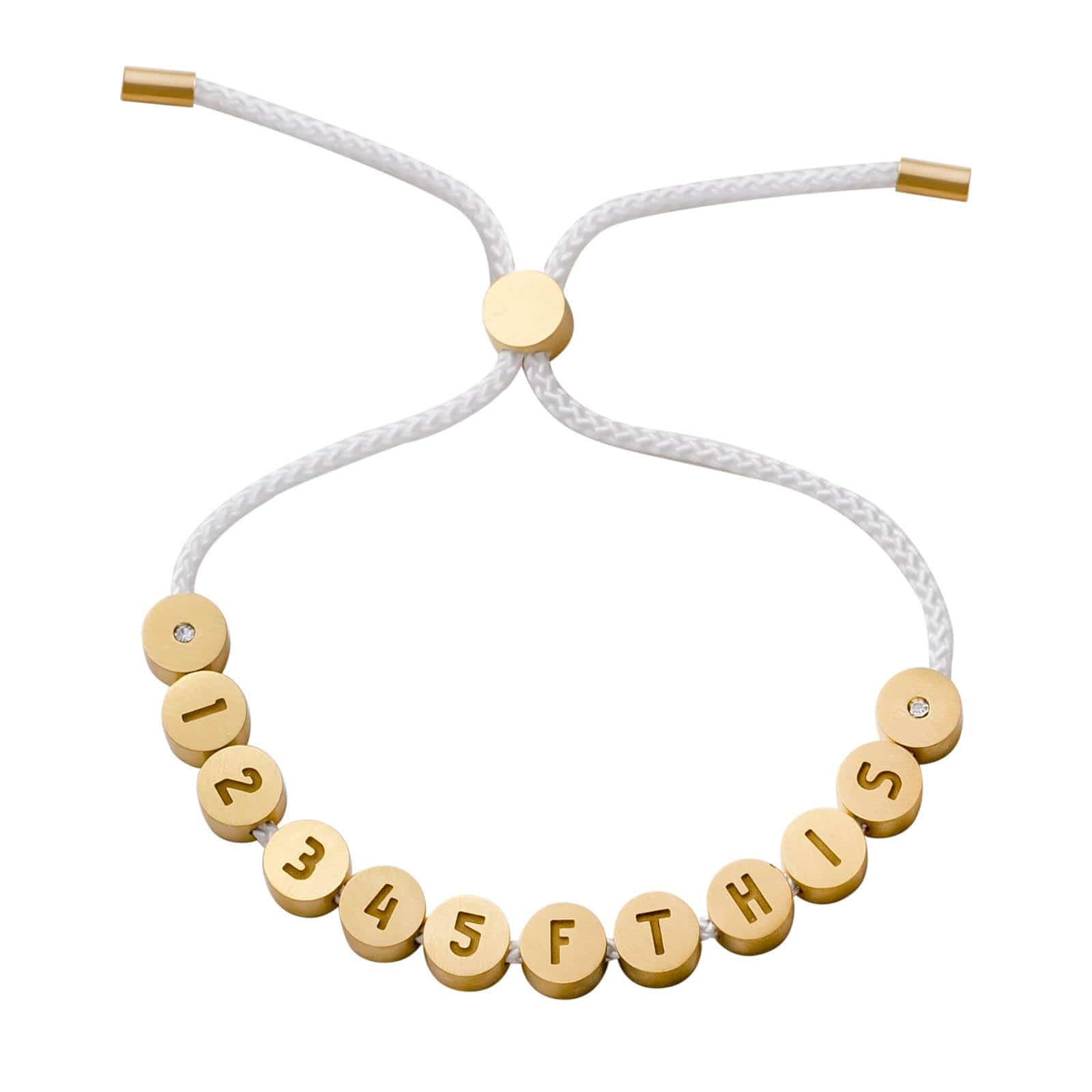 Bracelets in Gold Golf Stroke Counter Bracelet by Birdie Girl Golf
