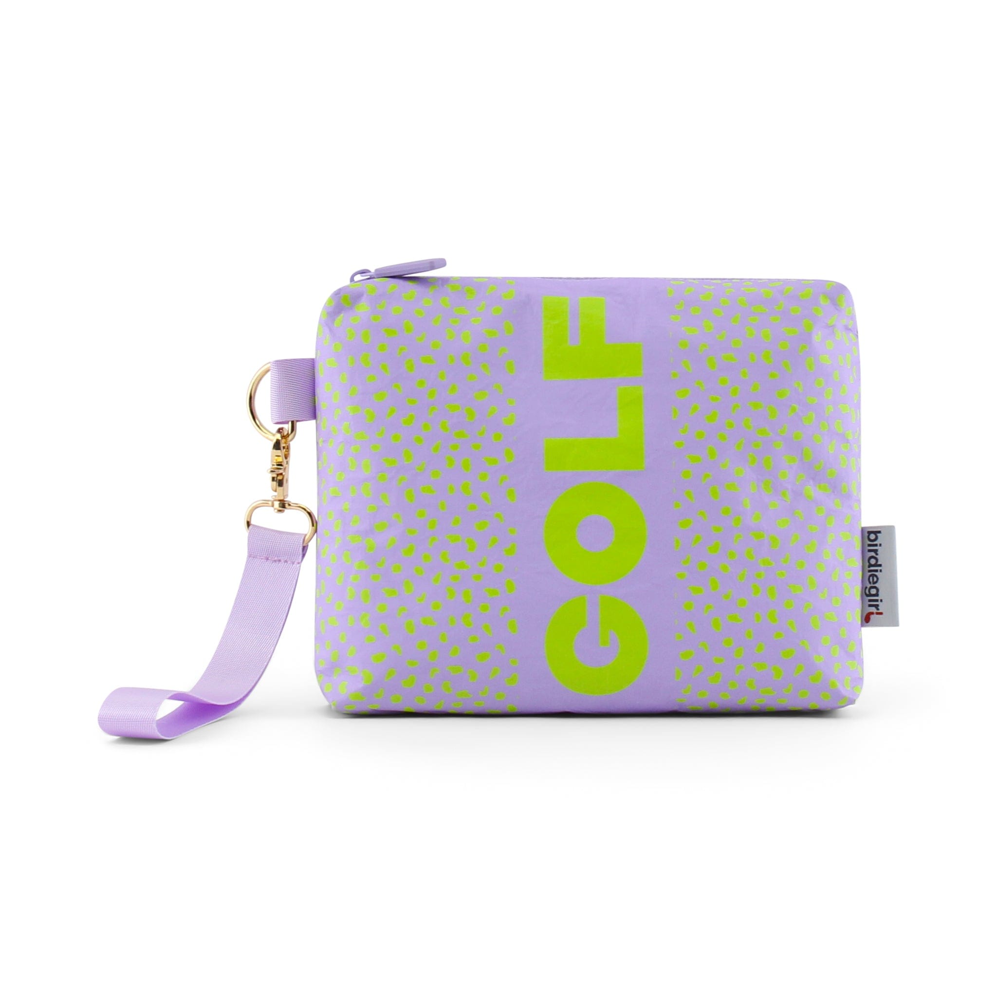 Golf Bags in Lilac Leopard Women's Golf Accessories Bag by Birdie Girl Golf