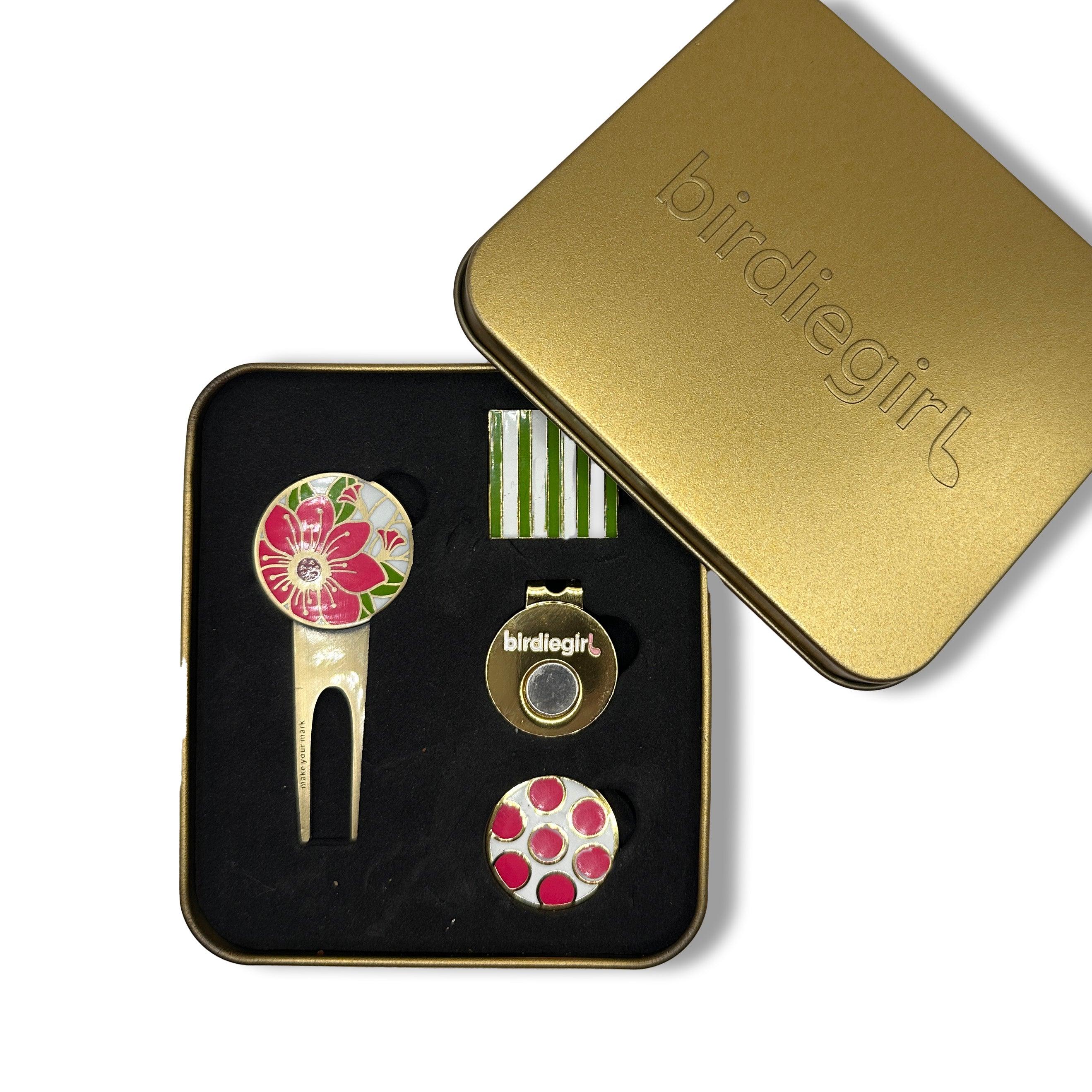 Golf Ball Markers in I Feel Prettee Gift Set: Collector's Edition Divot Tool Set by Birdie Girl Golf