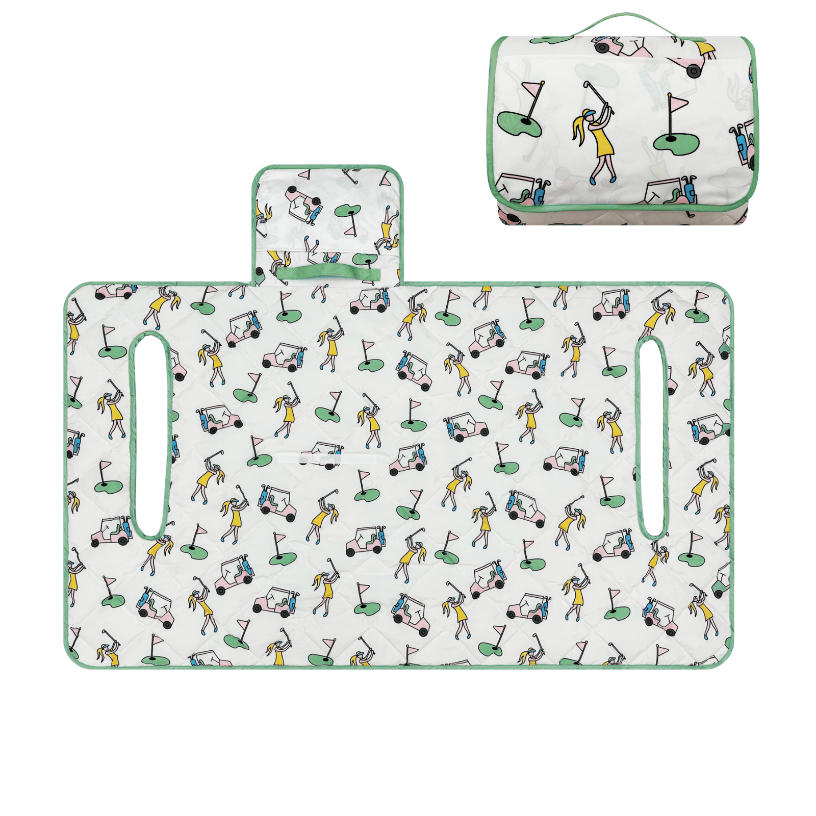 Golf Cart Seat Covers in Golf Girl Golf Cart Seat cover by Birdie Girl Golf