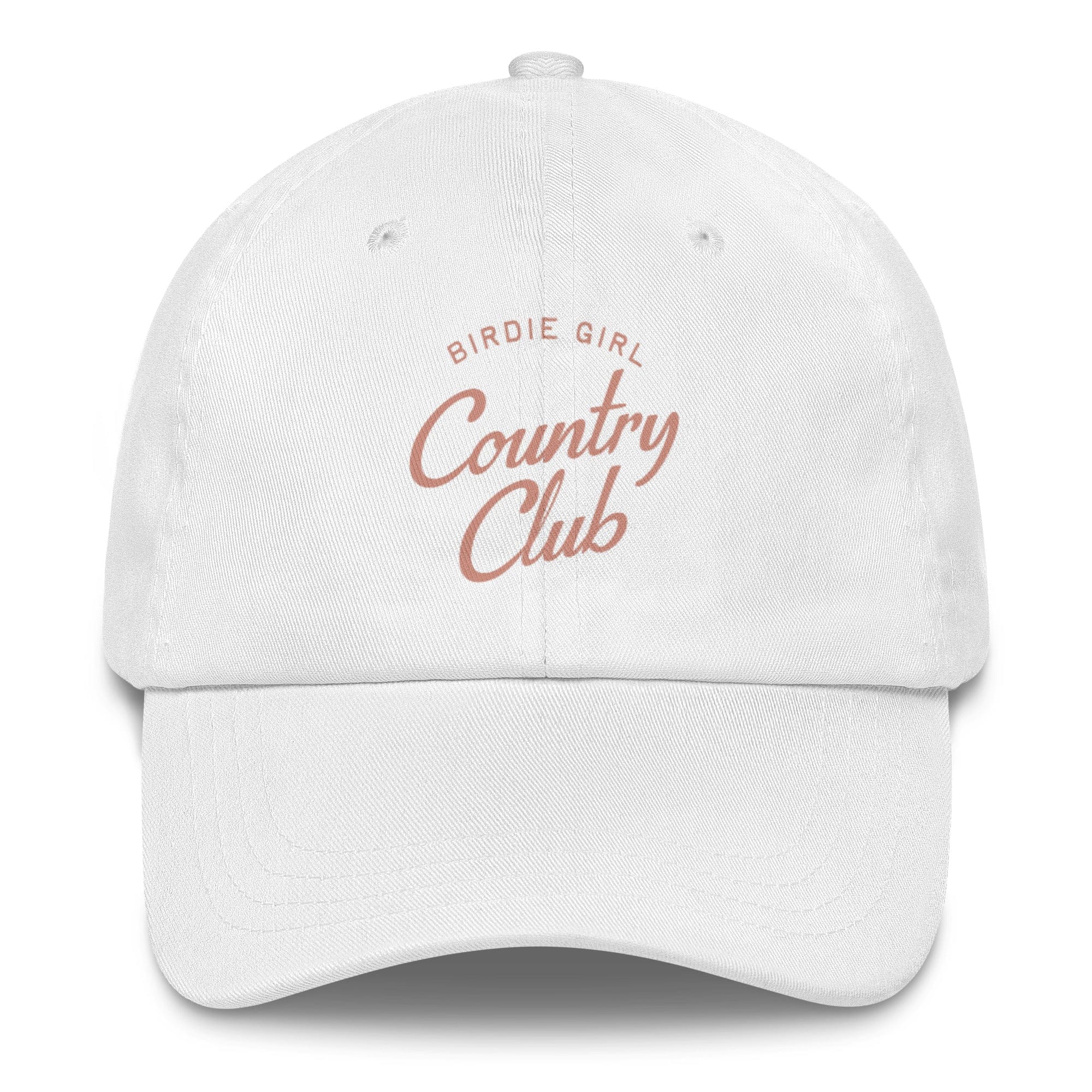 Hats in White Birdie Girl Country Club Golf Cap by Birdie Girl Golf