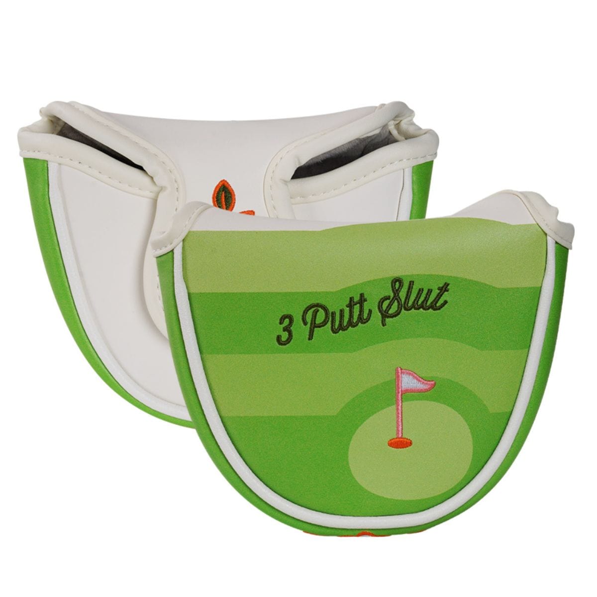 Headcover in Three Putt Slut Mallet Putter Cover by Birdie Girl Golf