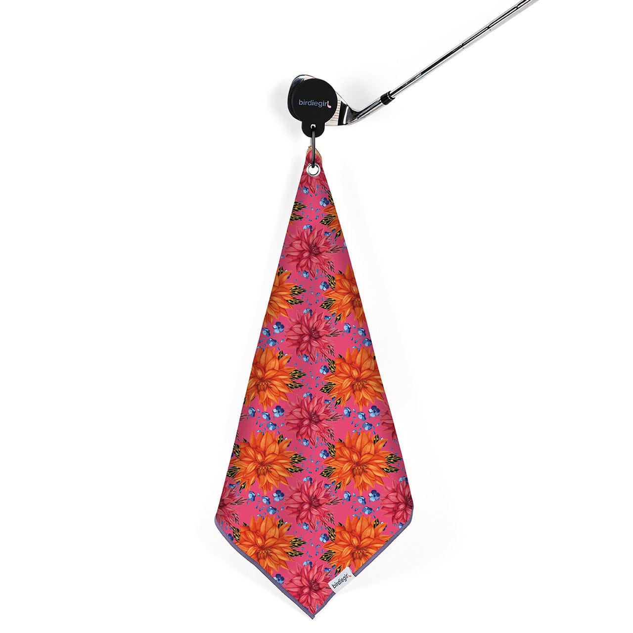 Magnetic Towels in Big Floral Women's Magnetic Golf Towel by Birdie Girl Golf