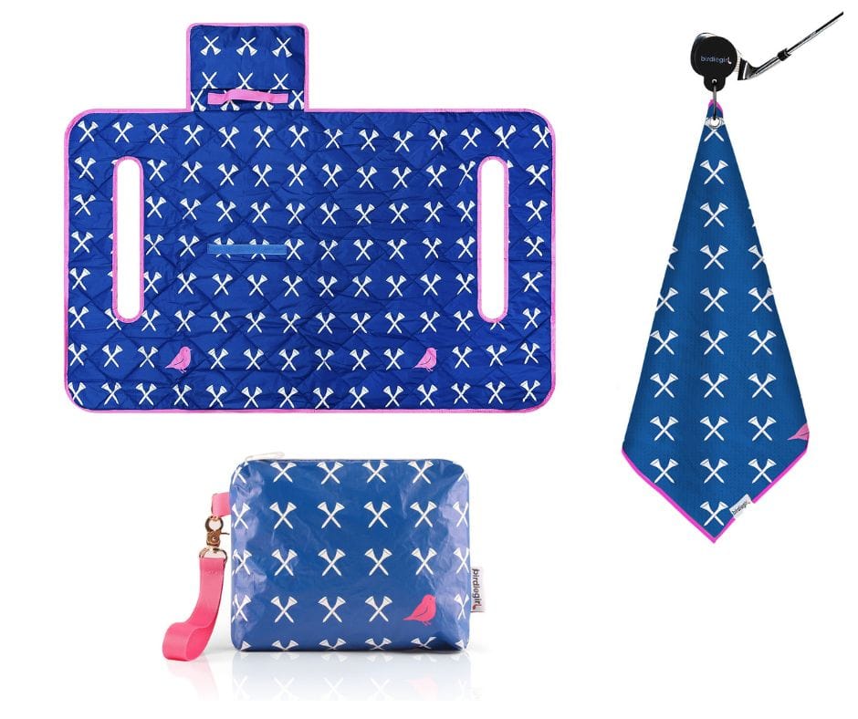 Magnetic Towels in Birdie Tee Time Women's Golf Gift Set by Birdie Girl Golf