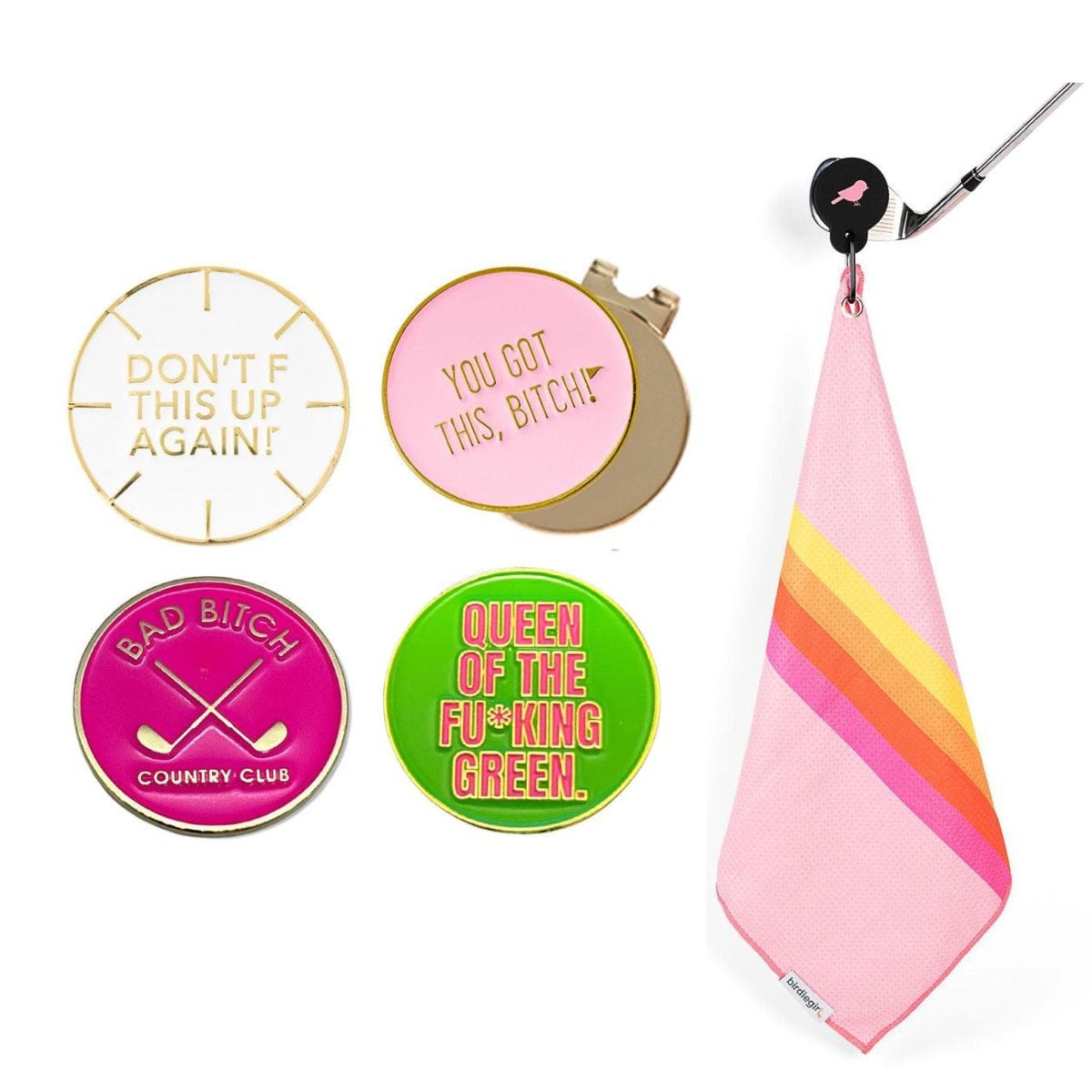 Magnetic Towels in First Tee Faves Bundle by Birdie Girl Golf