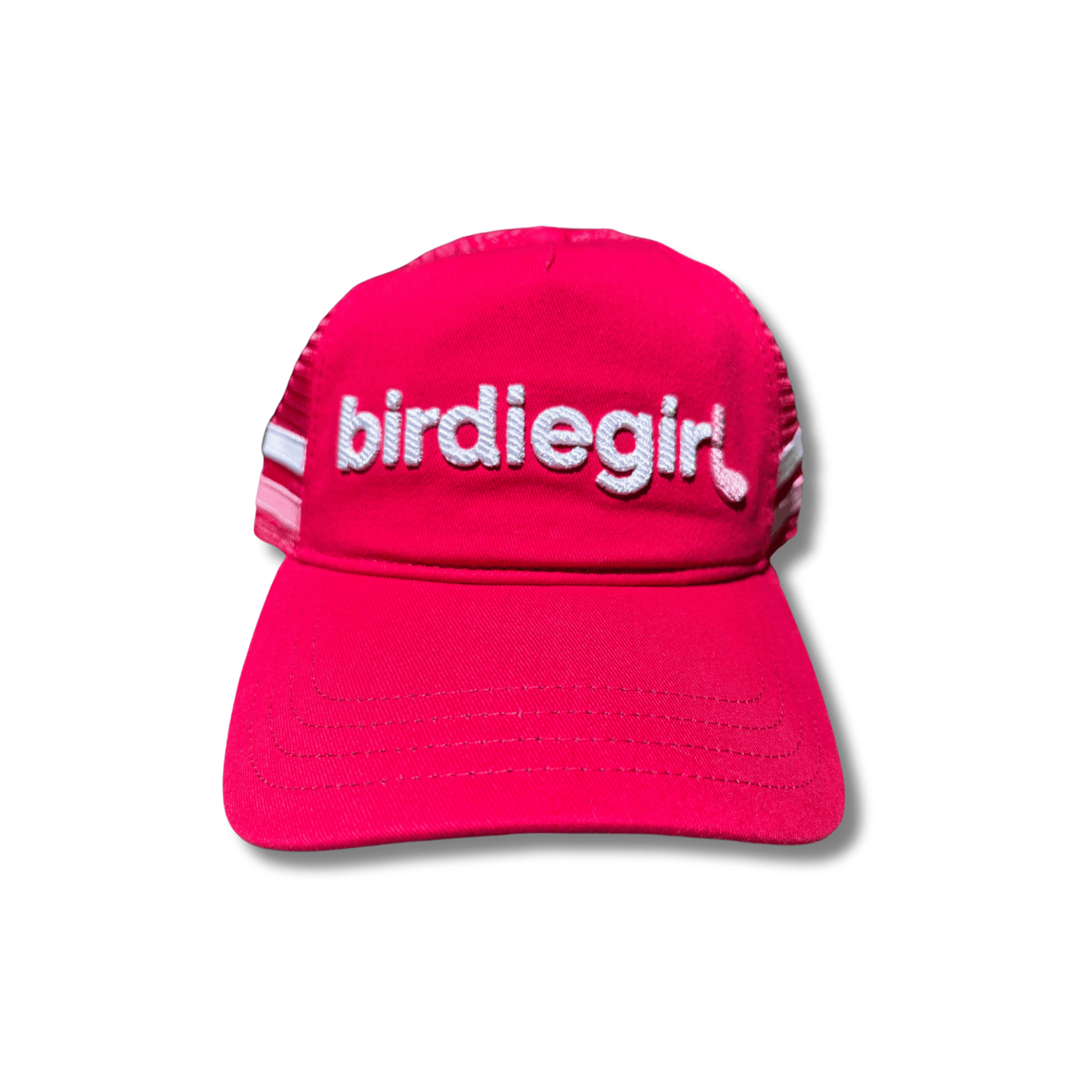 Birdie Girl Snapback Hat with Trucker Mesh - Birdie Girl Golf