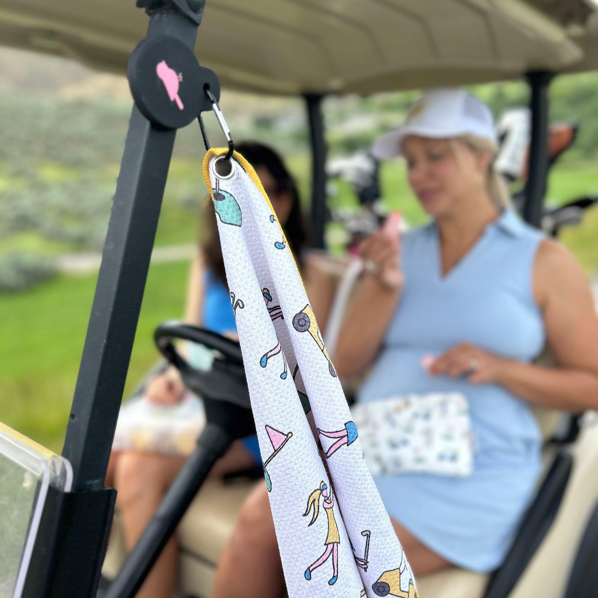 Golf Girl Magnetic Golf Towel - Birdie Girl Golf