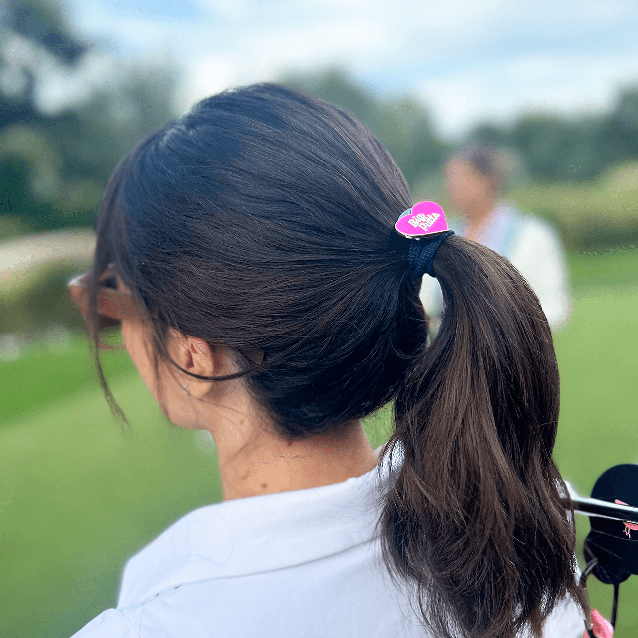 Magnetic Hair Tie with Golf Ball Marker - Birdie Girl Golf