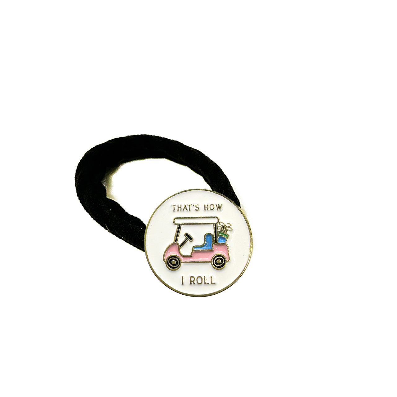 Magnetic Hair Tie with Golf Ball Marker