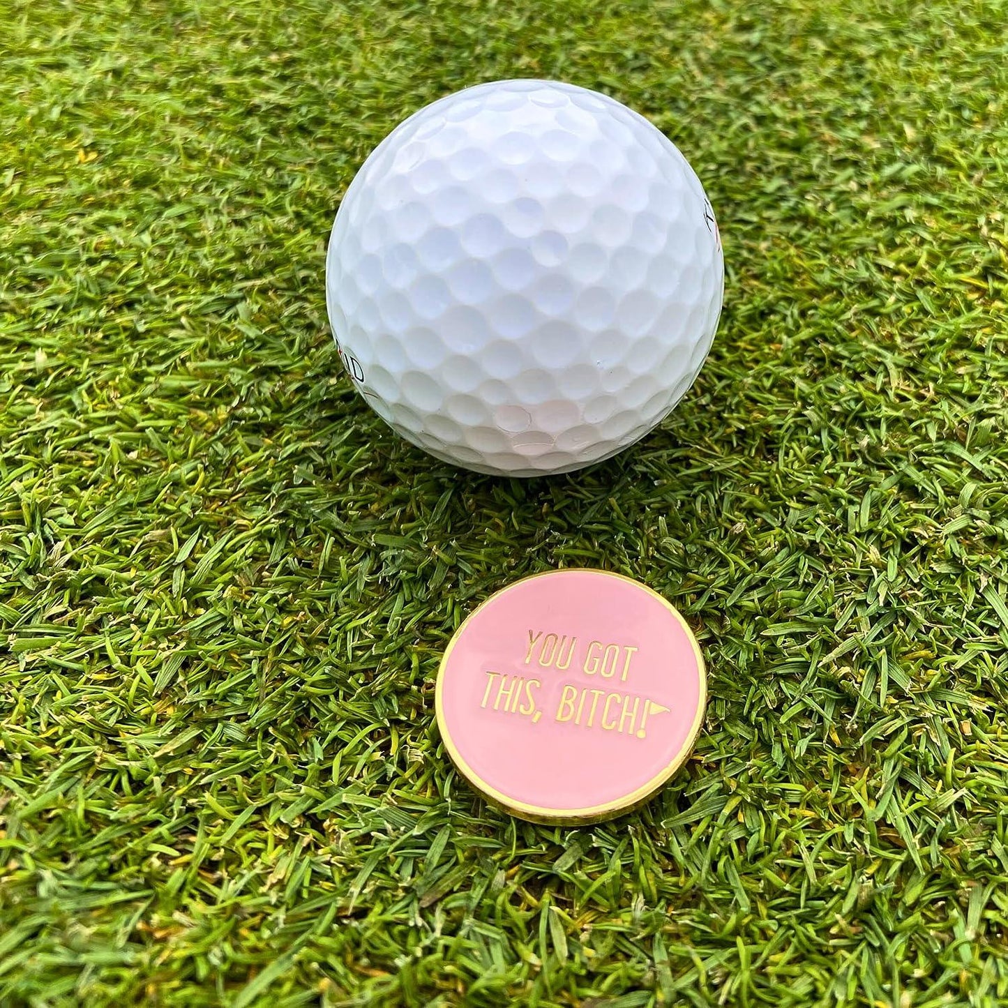 You Got This, Bitch! Women's Golf Ball Marker - Birdie Girl Golf