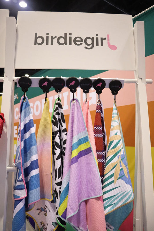 Golf Digest Showcases Our Magnetic Golf Towel as a Top PGA Show Highlight - Birdie Girl Golf