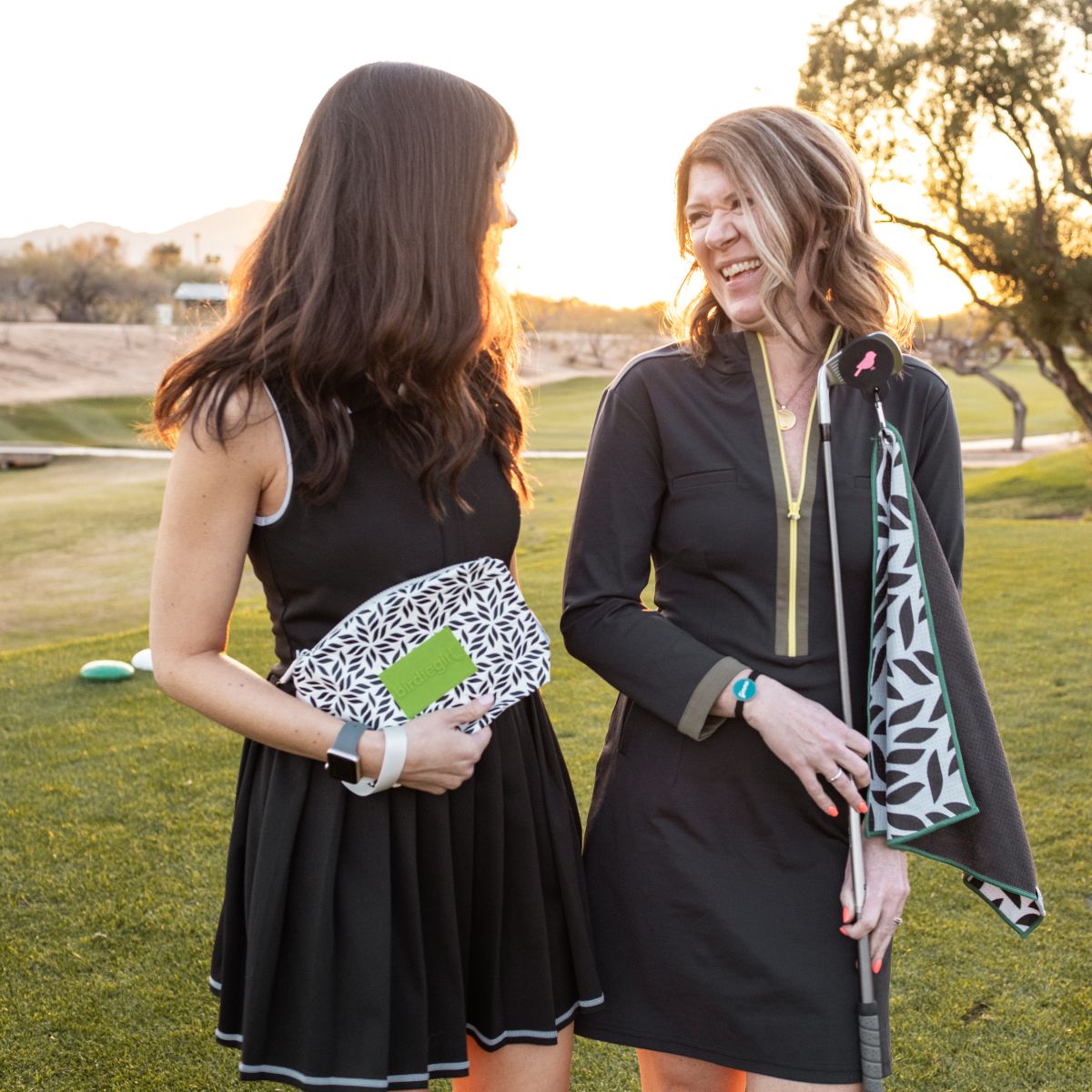 Matching Magnetic Golf Towel and Bag Sets - Birdie Girl Golf