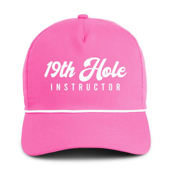 19th Hole Instructor Rope Snapback Hat - Birdie Girl Golf