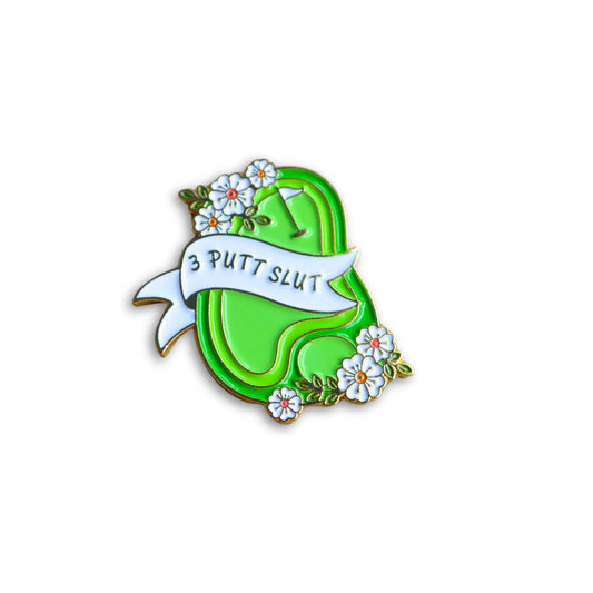 3 Putt Slut Women's Golf Ball Marker with Hat Clip