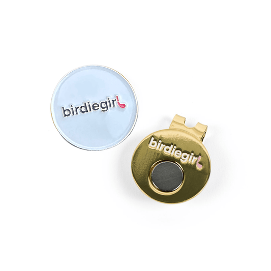 Birdie Girl Ball Marker with Magnet Hat Clip - Birdie Girl Golf