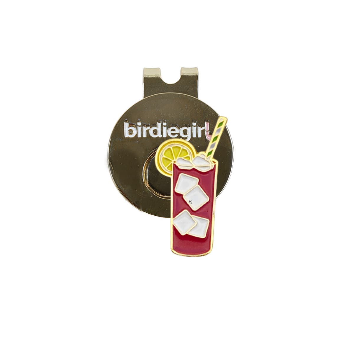 Golf Ball Markers in Azalea Cocktail Women's Golf Ball Marker by Birdie Girl Golf