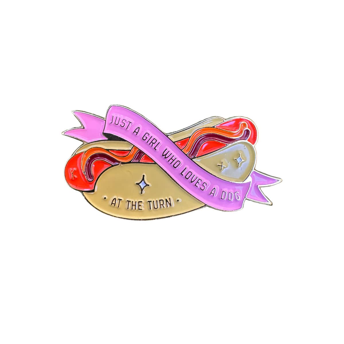Hot Dog Girl Ball Marker with Hat Clip