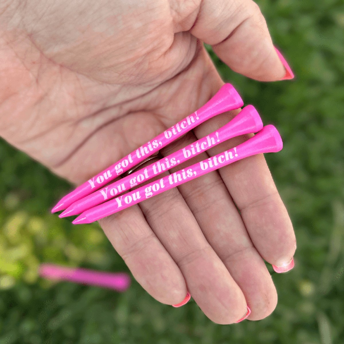 Golf Tees in You Got This, Bitch Golf Tees by Birdie Girl Golf