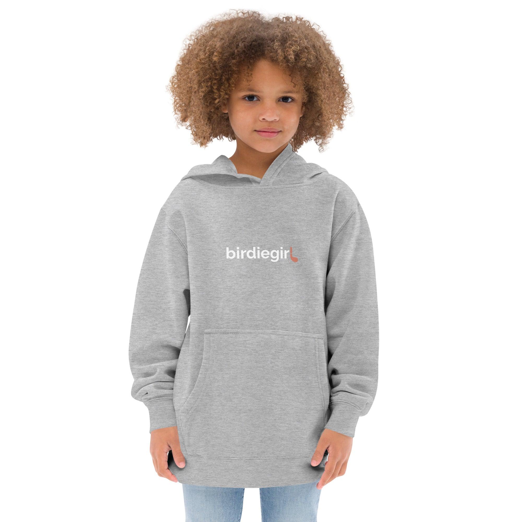 in In My Golf Girl Era Kids fleece hoodie by Birdie Girl Golf