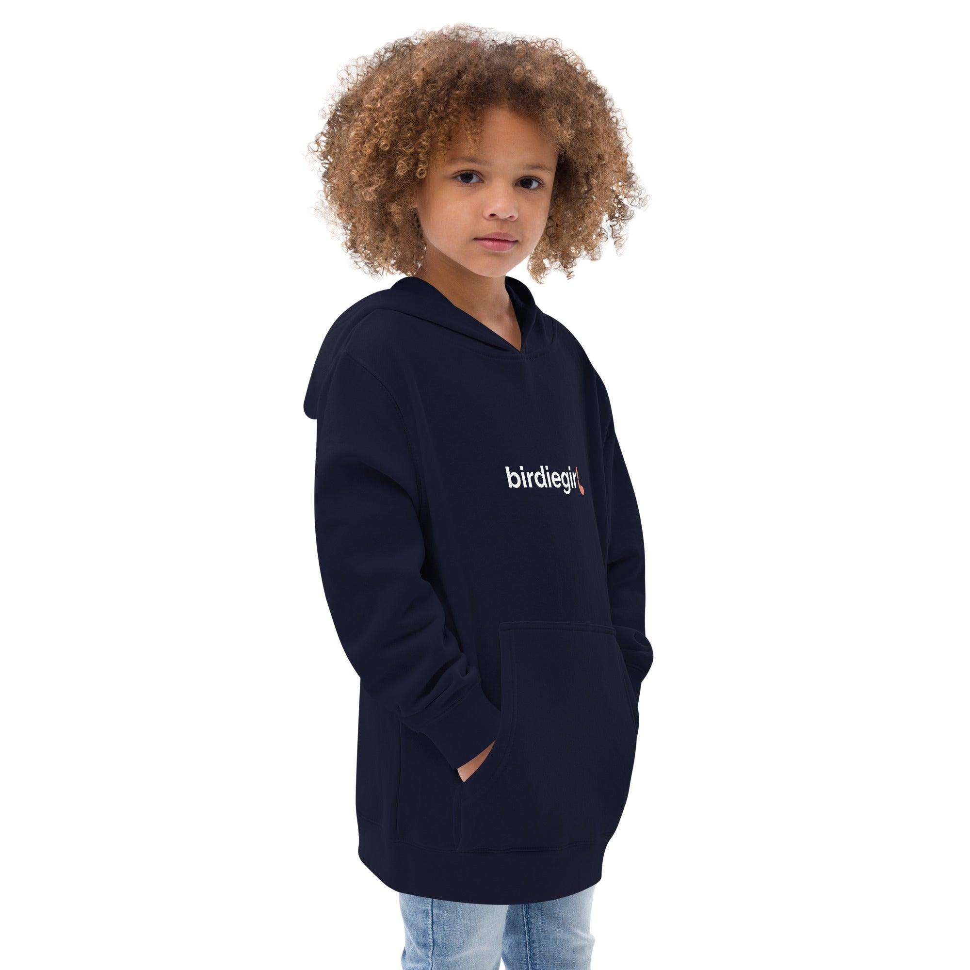 in In My Golf Girl Era Kids fleece hoodie by Birdie Girl Golf