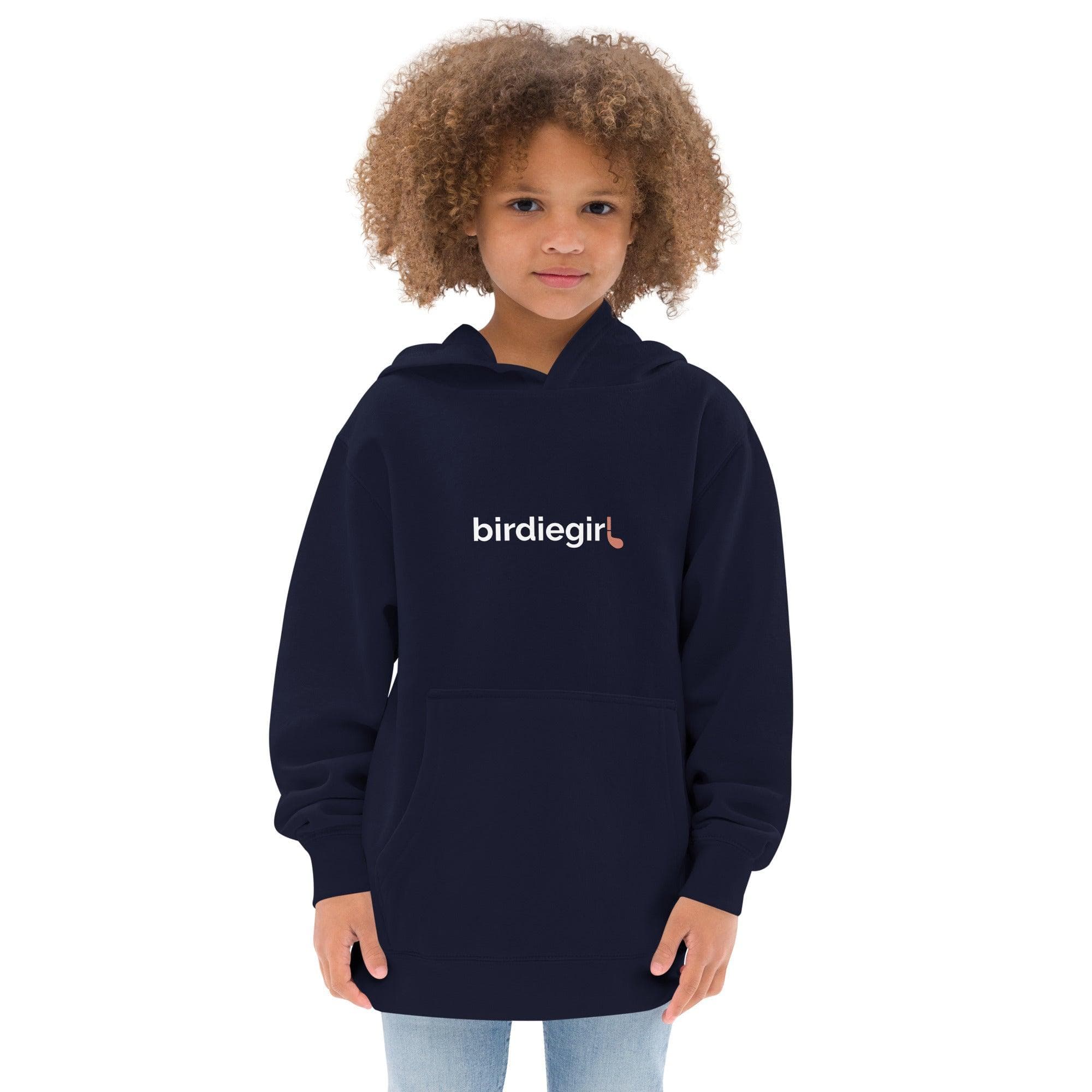 in In My Golf Girl Era Kids fleece hoodie by Birdie Girl Golf