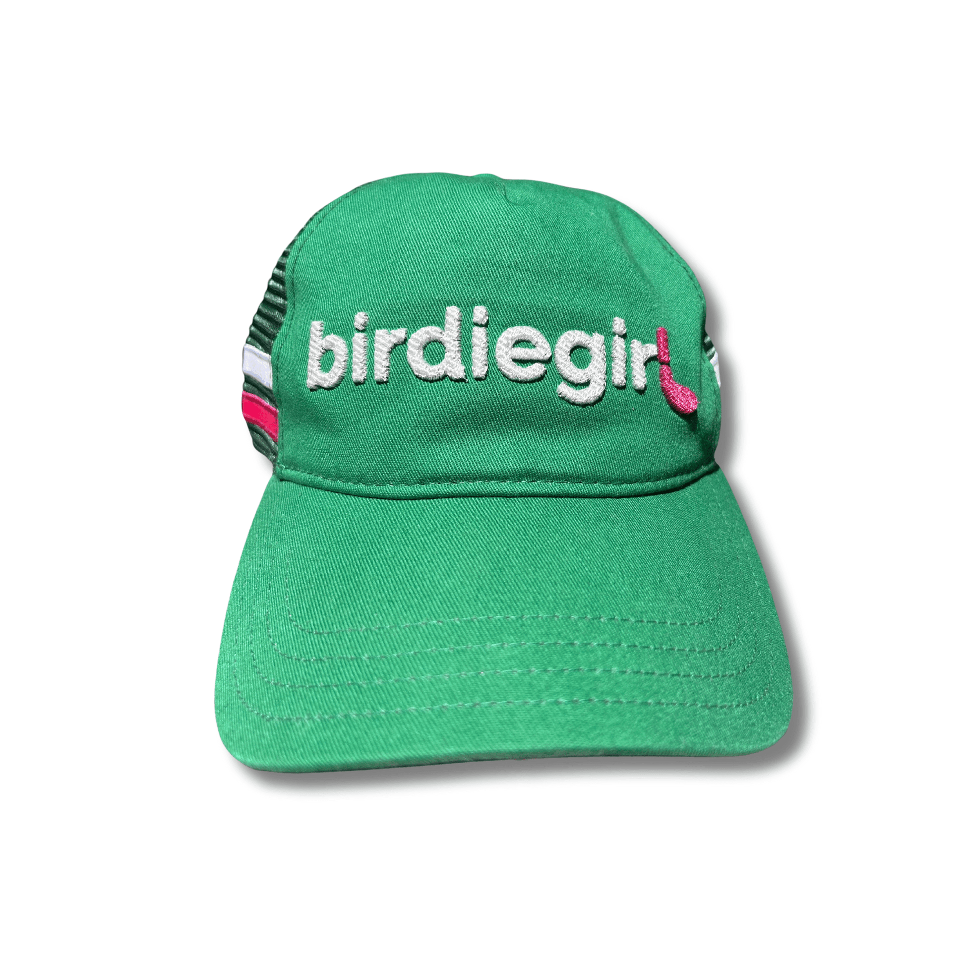 Birdie Girl Snapback Hat with Trucker Mesh - Birdie Girl Golf