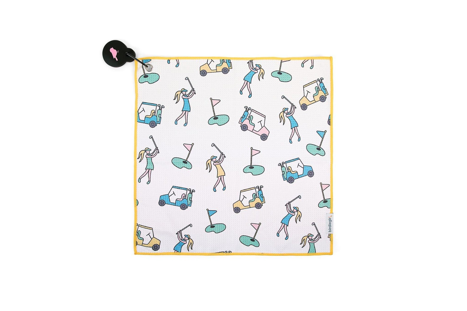 Golf Girl Magnetic Golf Towel - Birdie Girl Golf