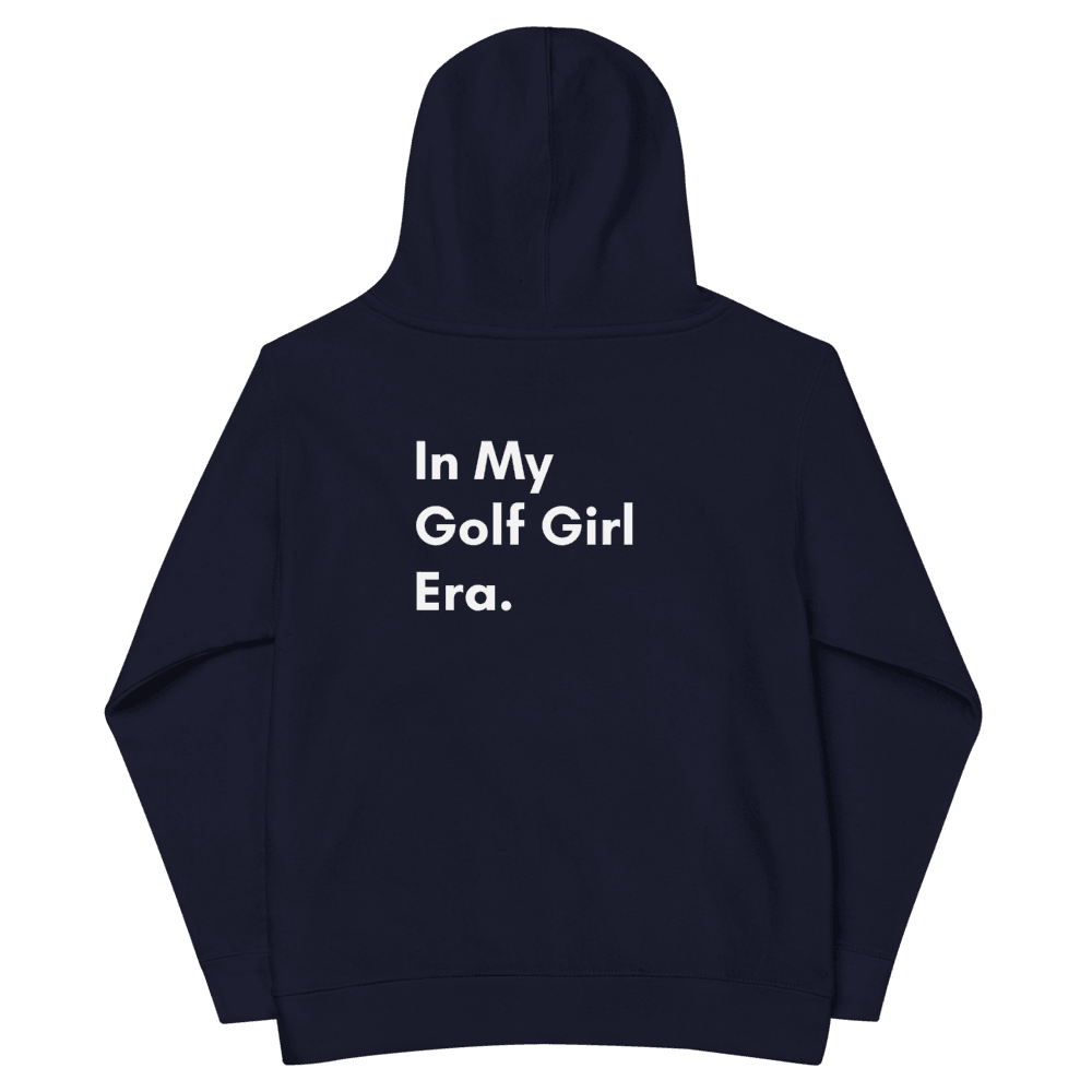 In My Golf Girl Era Kids fleece hoodie - Birdie Girl Golf