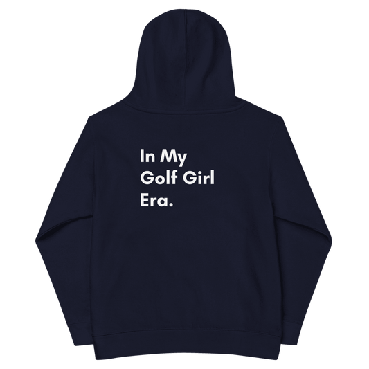 In My Golf Girl Era Kids fleece hoodie - Birdie Girl Golf