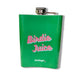 Pink and Green Birdie Juice Flask - Birdie Girl Golf