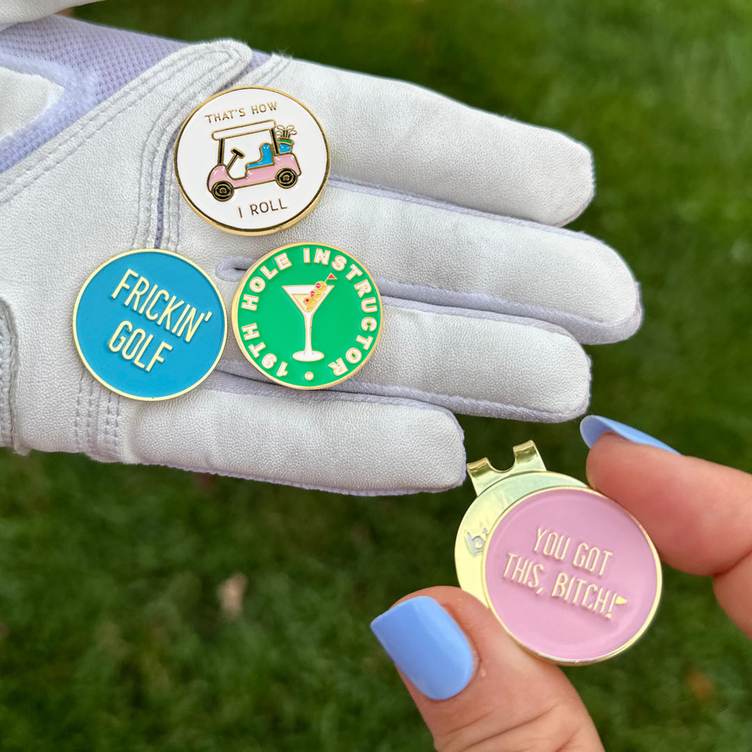 Sassy Women's Golf Ball Marker Collection (set of 4)