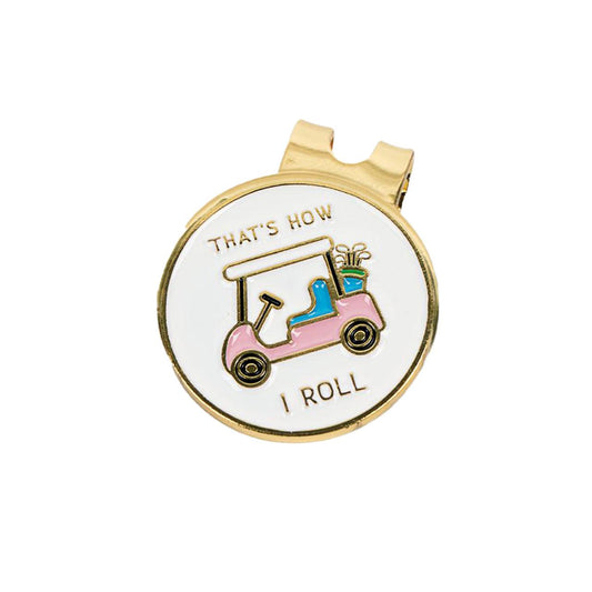 That's How I Roll Women's Golf Ball Marker - Birdie Girl Golf