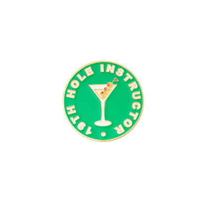 19th Hole Instructor Women's Golf Ball Marker - Birdie Girl Golf