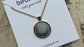 Women's Golf Ball Marker Necklace with Azalea Flower Marker