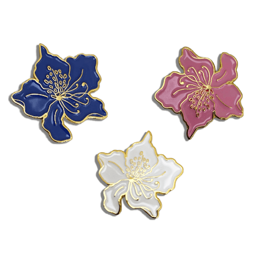 Azalea Flower Women's Golf Ball Marker Collection (set of 3) - Birdie Girl Golf