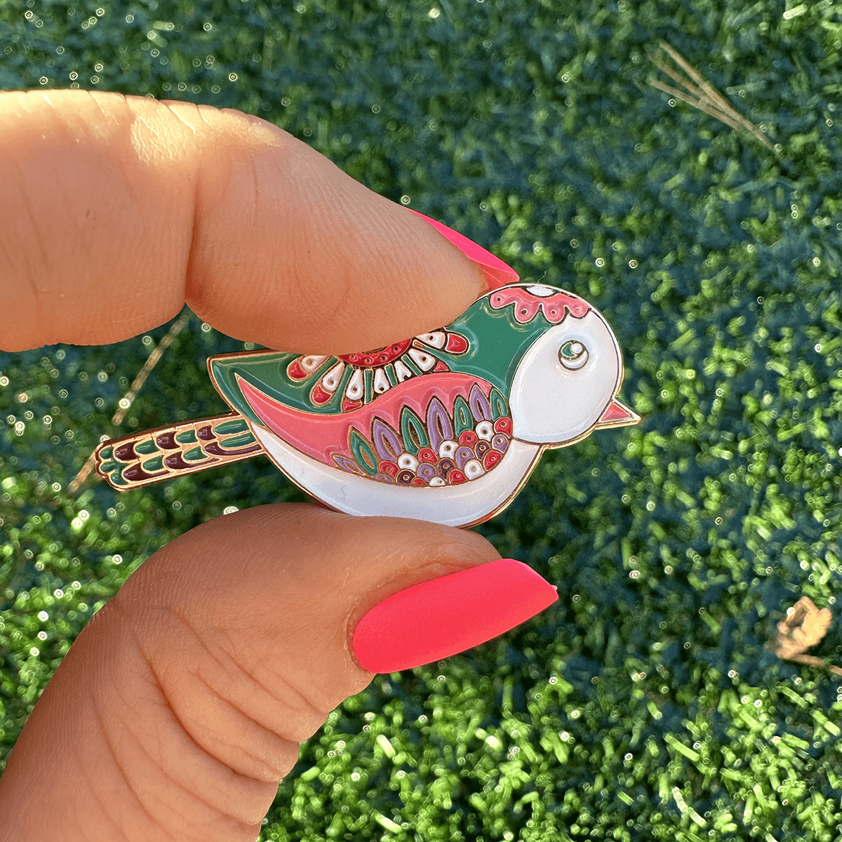 Birdie Girl Ball Marker Necklace - Birdie Girl Golf