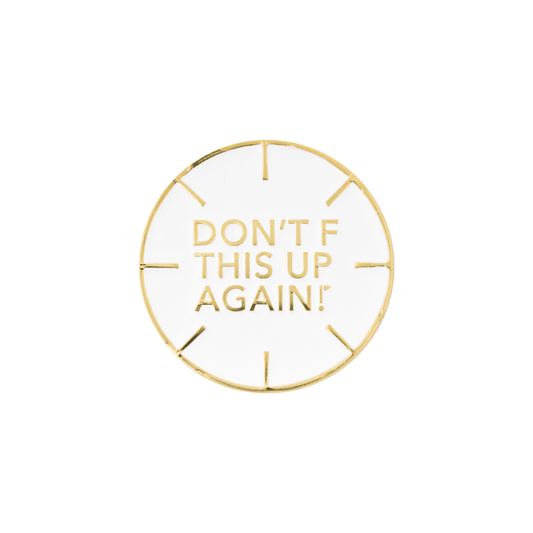 Don't F This Up Again Alignment Golf Ball Marker - Birdie Girl Golf