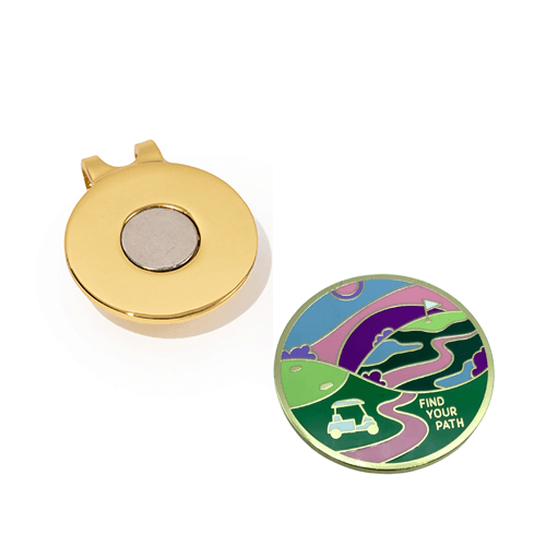 Find Your Path Women's Golf Ball Marker - Birdie Girl Golf