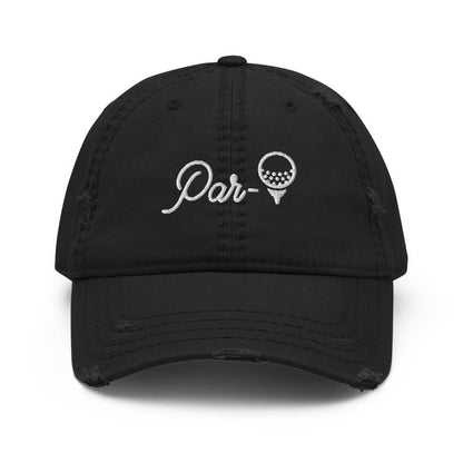 Par-Tee Women's Golf Distressed Hat - Birdie Girl Golf
