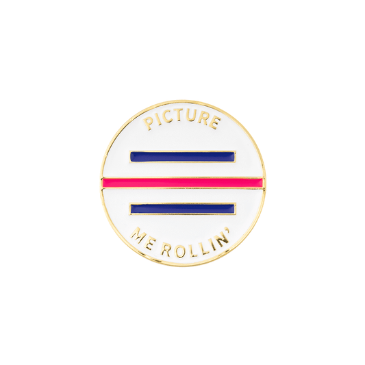 Picture Me Rollin' Alignment Golf Ball Marker - Birdie Girl Golf