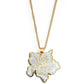 Women's Golf Ball Marker Necklace with Azalea Flower Marker - Birdie Girl Golf