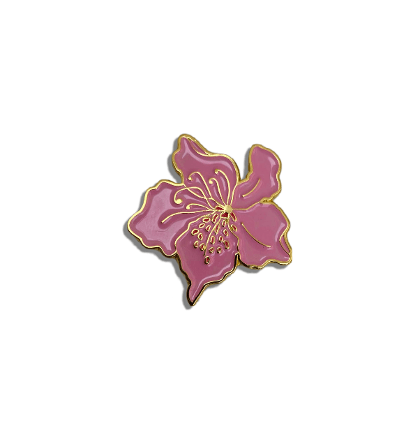 Women's Golf Ball Marker Necklace with Azalea Flower Marker - Birdie Girl Golf